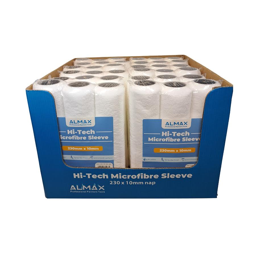 Buy The Box - 36 x Almax Hi-Tech Microfibre Sleeves - 230mm x 10mm - Includes Bonus Tray And Liners