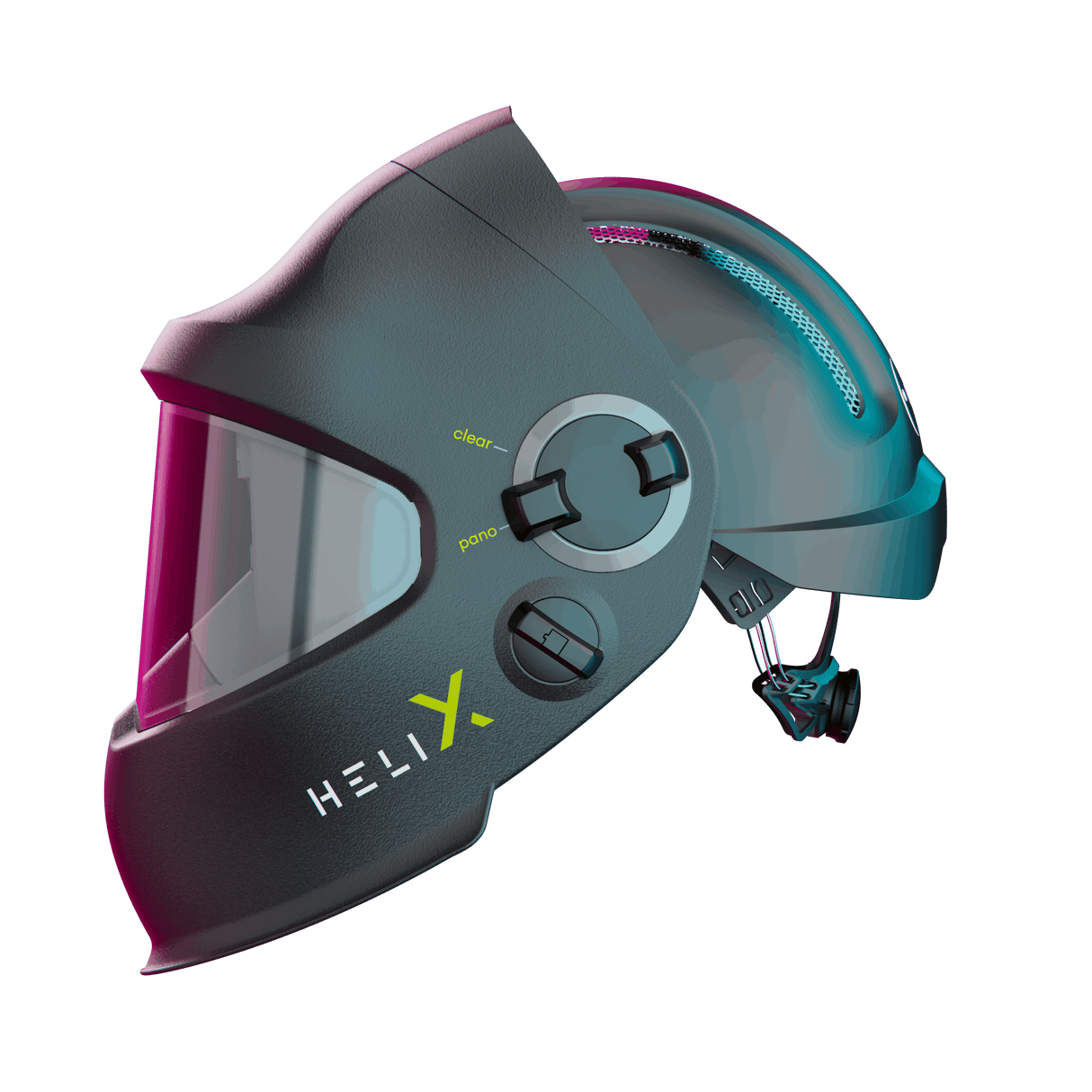 Optrel Helix Quattro CLT - Slide Lens Auto Darkening Welding / Grinding Helmet