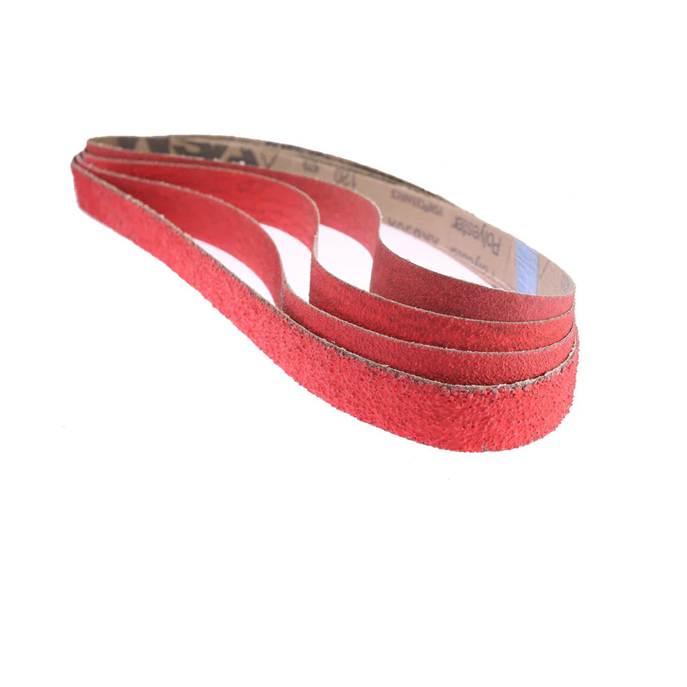 13mm x 454mm VSM Ceramic Power File Belts, 10 Pack