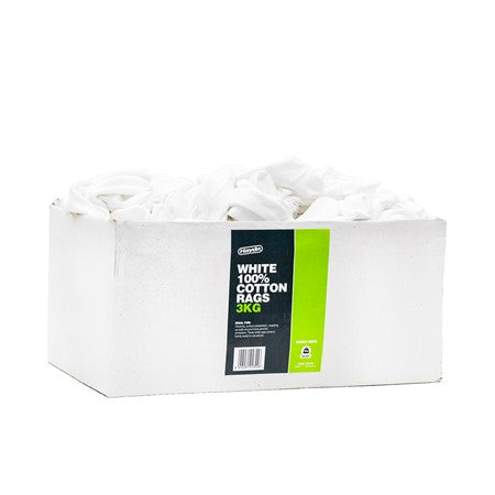 Haydn White 100% Cotton Rags 1kg & 3kg