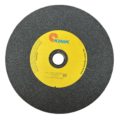 355mm x 38mm x 50.8mm Grey Aluminum Oxide GP Grinding Wheel - Multi Bore