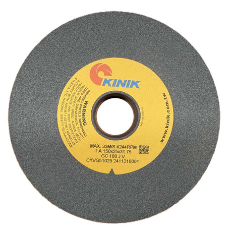 150mm x 25 Green Silicon Carbide Grinding Wheels - Multi Bore