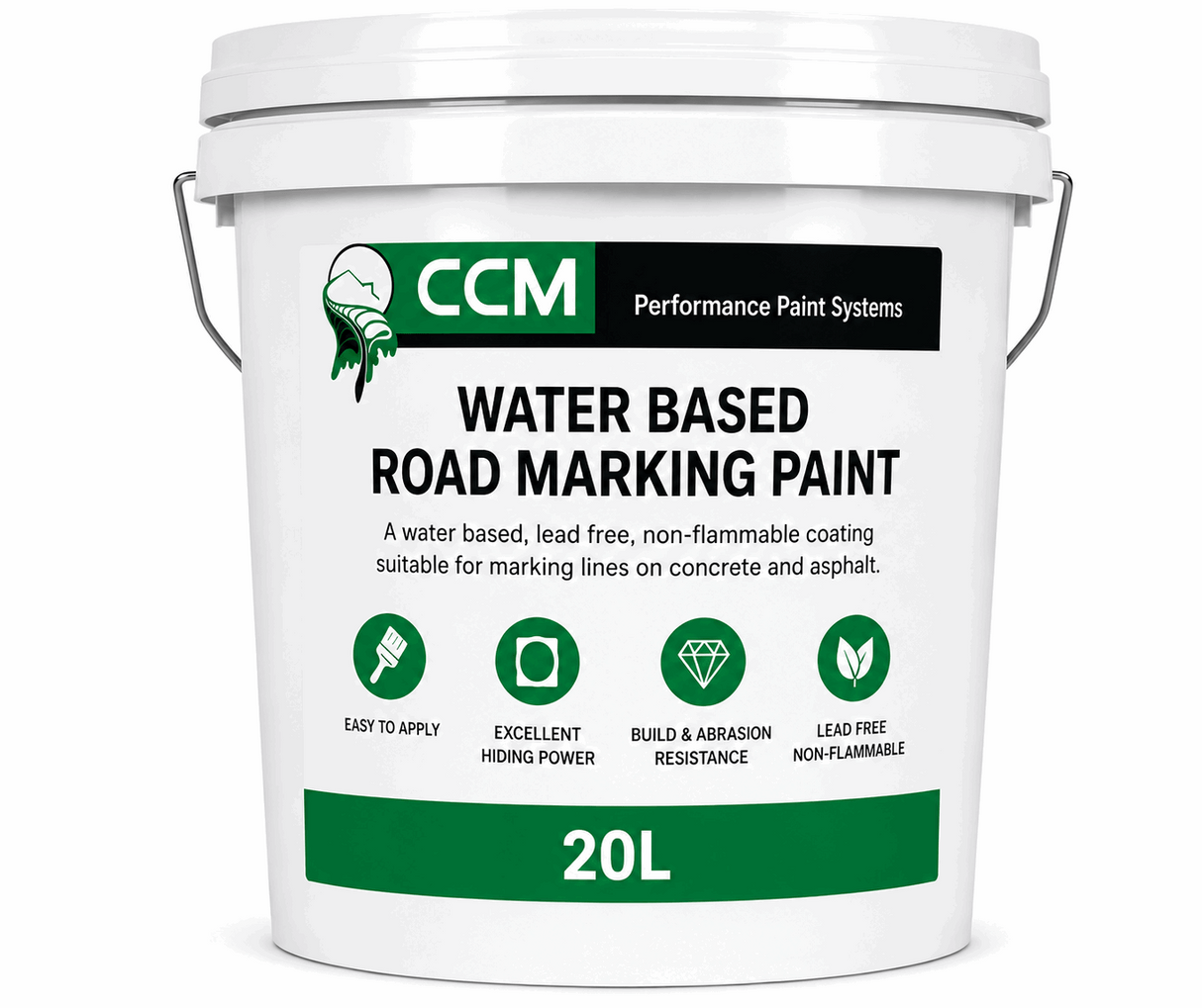 CCM Waterbased Road Marking Paint - Yellow
