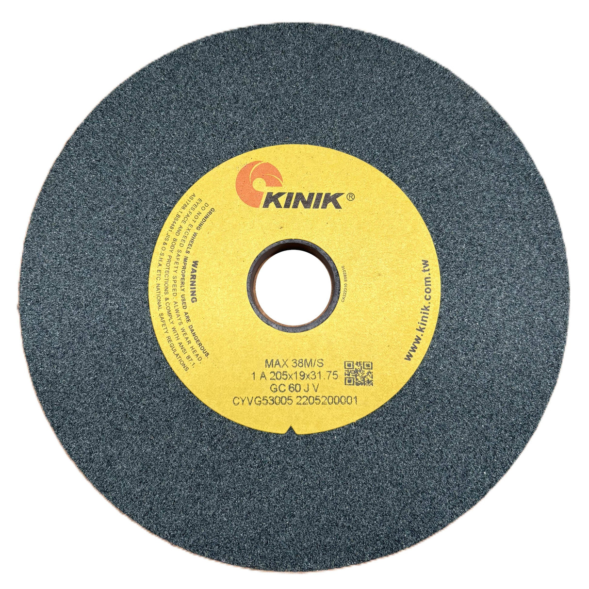 205mm x 19 Green Silicon Carbide Grinding Wheels - Multi Bore
