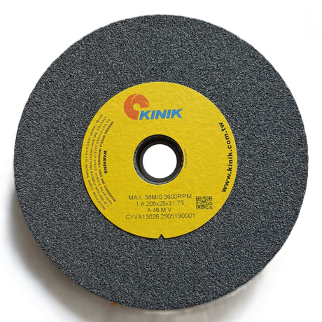 205mm x 19mm Grey Aluminum Oxide GP Grinding Wheel - Multi Bore