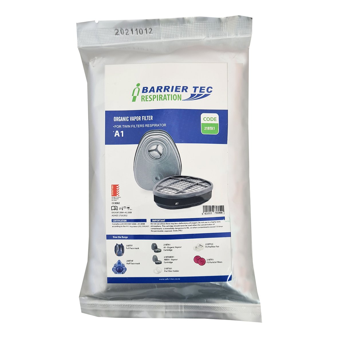 Barrier Tec Silicone Half Face Painters Respirator Kit