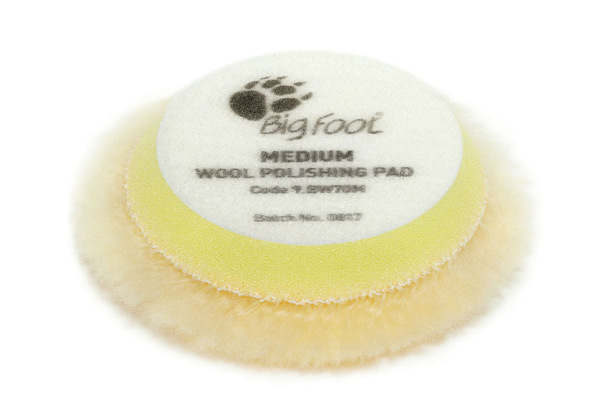 RUPES BigFoot Medium Wool Polishing Pads - Various Sizes Available