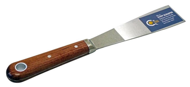 Almax Craftsman Drop Forged Scrapers With Rosewood Handle - Multiple Sizes To Choose from