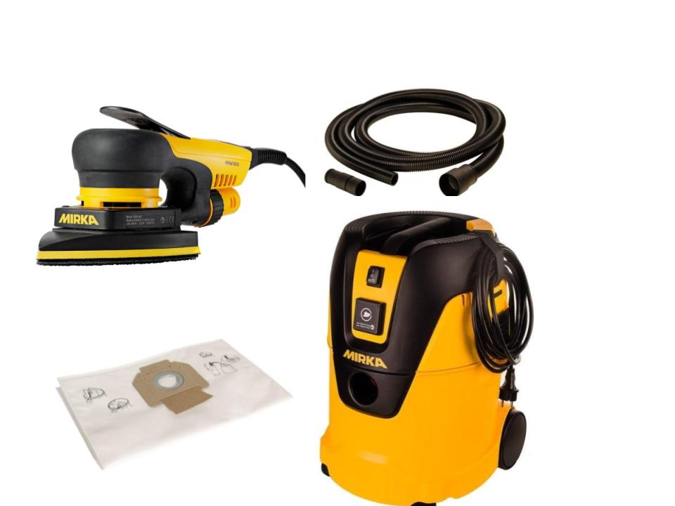 Mirka DEOS II  Dustless Delta 663 Sander And Vacuum Combos - 3 Options