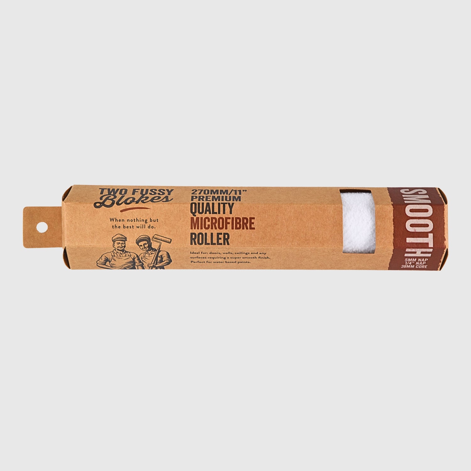 270mm x 5mm Two Fussy Blokes Ultimate Finishing Smooth Microfibre Roller Sleeves