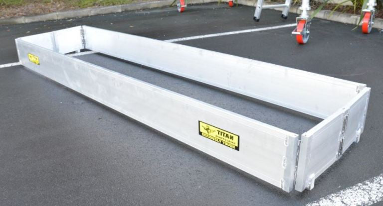 One piece aluminium kick boards