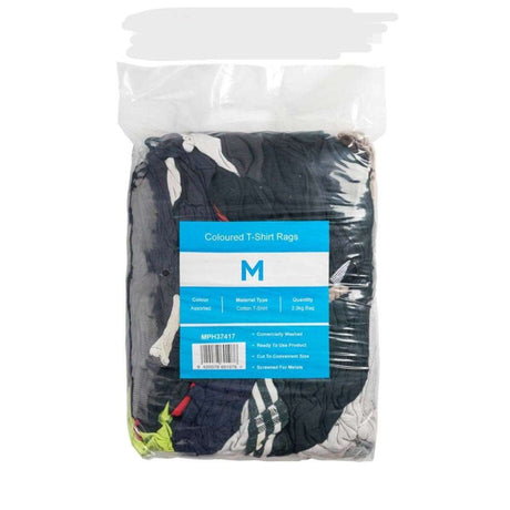 2kg Coloured T-Shirt Rags