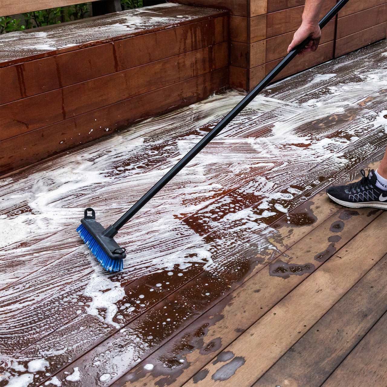 300MM HAYDN STIFF BRISTLE DECK SCRUBBING BRUSH