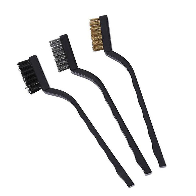 3 Piece Mini Brass Scratch Brush Set