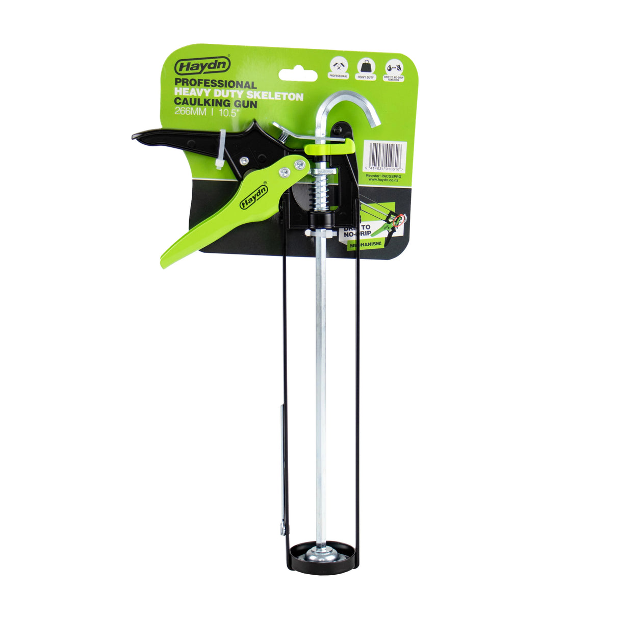 Professional Series 266mm Skeleton Caulking Gun - Designed For The Trade