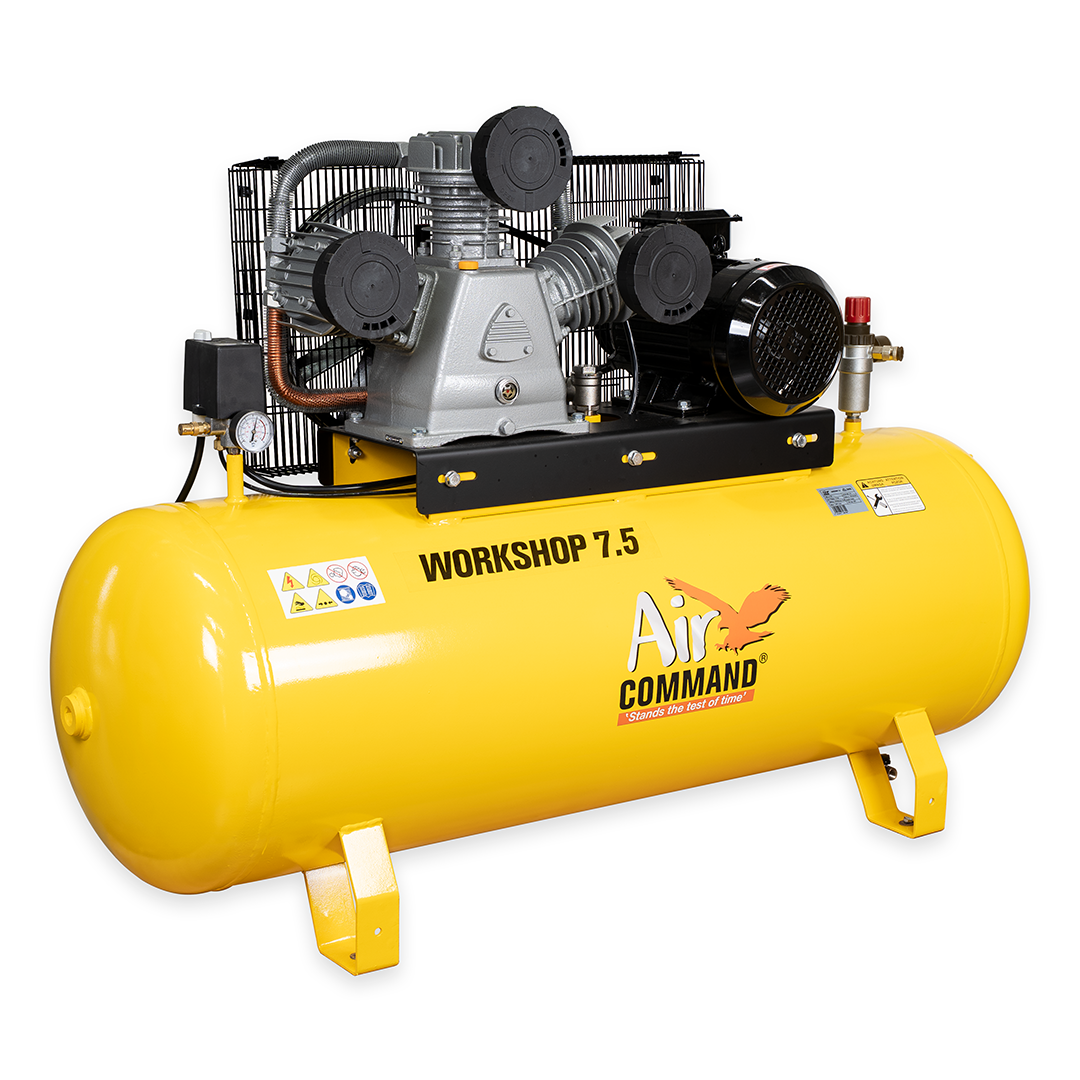 7.5HP 300L Three Phase Workshop Air Compressor 400V - Air Command WS7.5CI