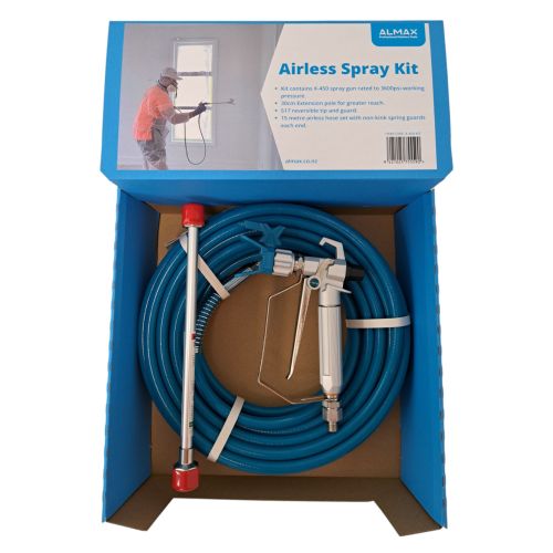 Almax X-450 Airless Spray Kit - The Perfect Backup Or Solvent Based Airless Spray Gun Kit
