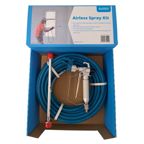 Almax X-450 Airless Spray Kit - Includes 2 Bonus Tips While Stocks Last