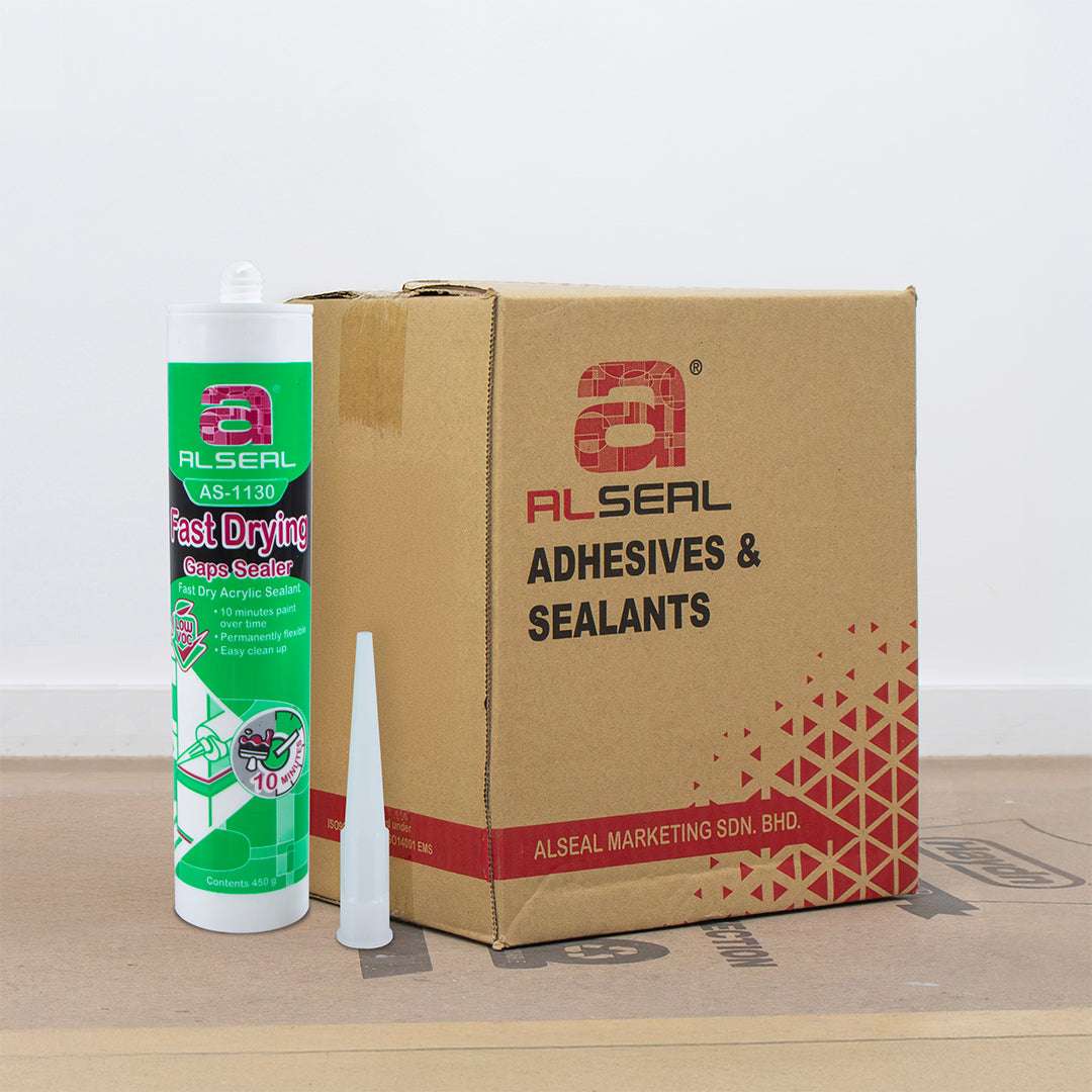 SUPER PROMO FREE CAULKING GUN - Buy 12 x ALSEAL Fast Dry Gap Sealer – Paintable In Just 10 Minutes