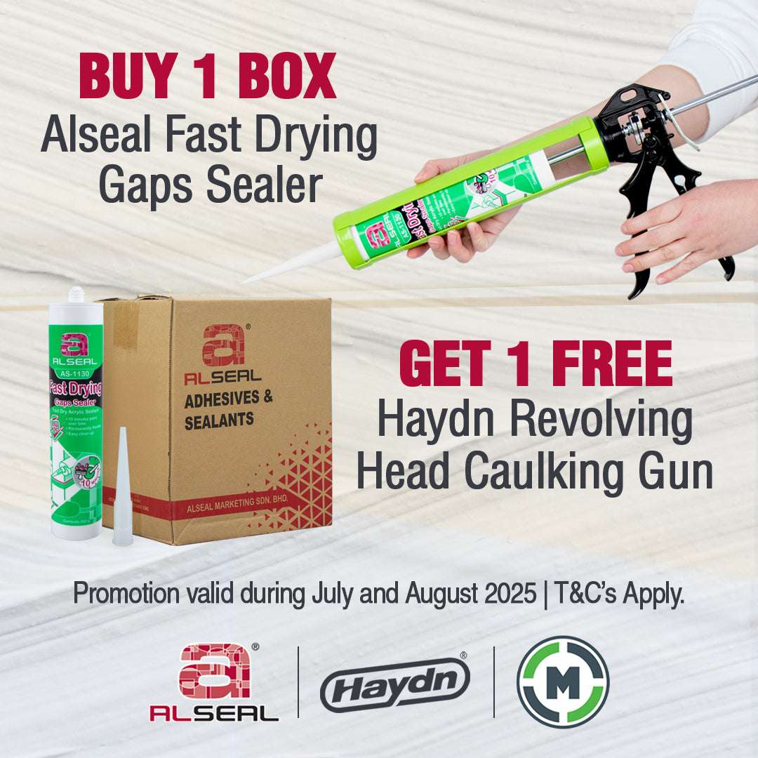 SUPER PROMO FREE CAULKING GUN - Buy 12 x ALSEAL Fast Dry Gap Sealer – Paintable In Just 10 Minutes