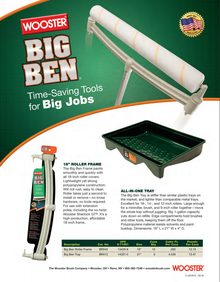 Wooster Big Ben Brochure