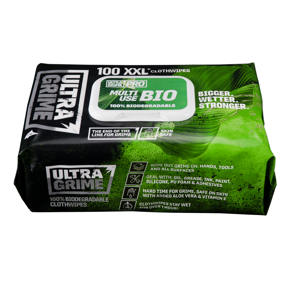 Ultra Grime Multiuse Bio 100% Biodegradable Wipes