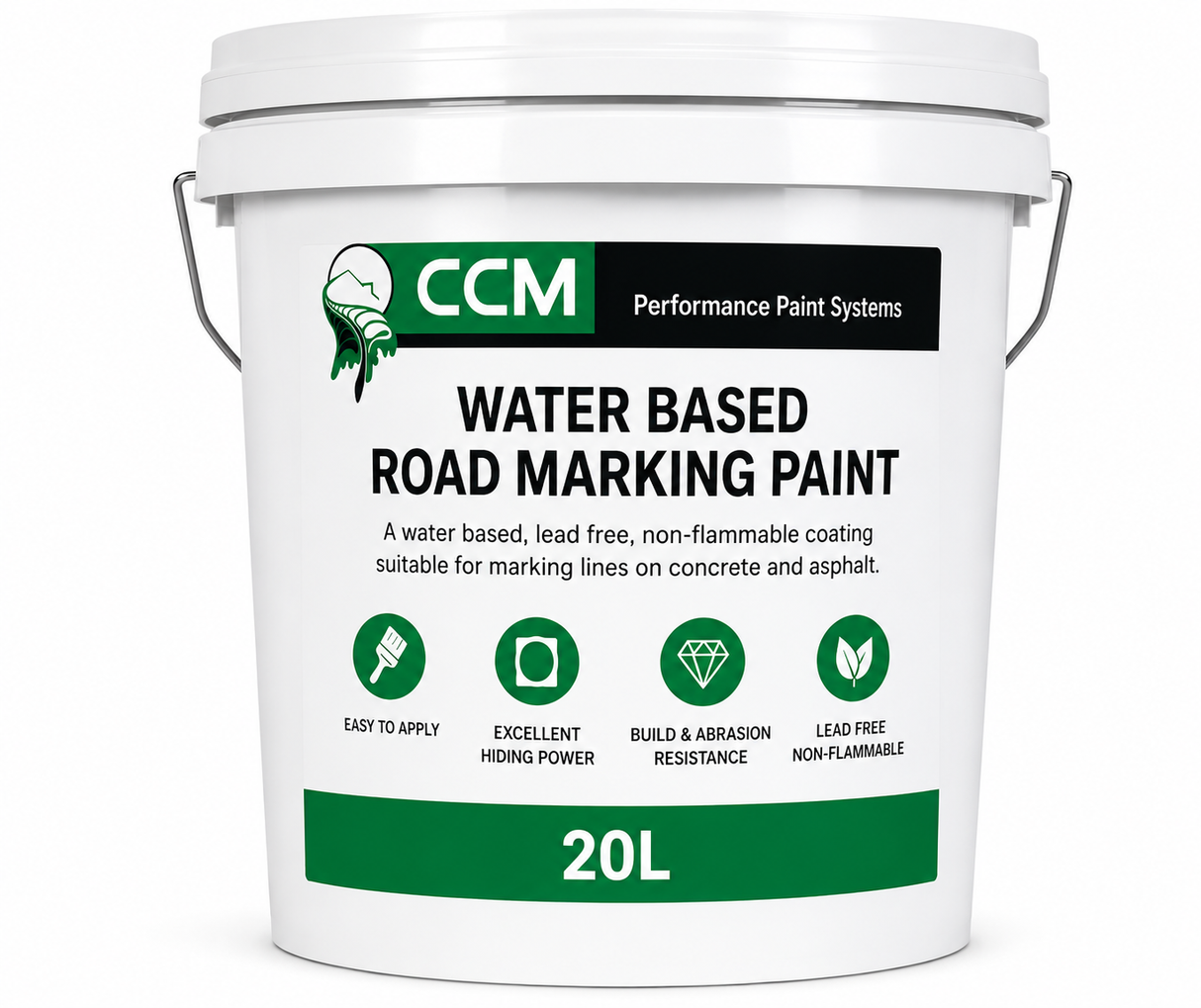 CCM Waterbased Road Marking Paint - White