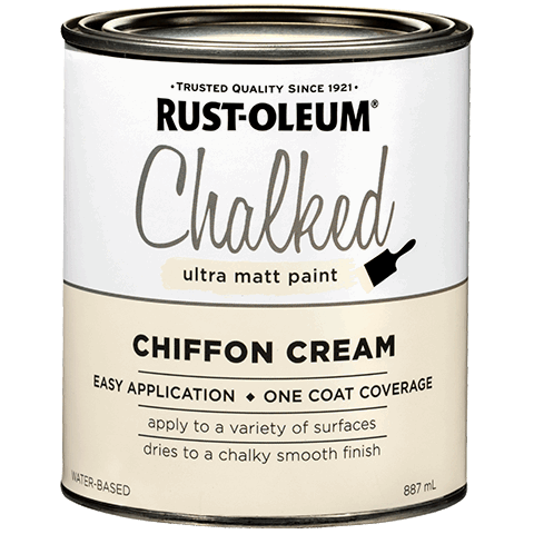 Rust-Oleum Chalked Ultra Matt Paint Chiffon Cream