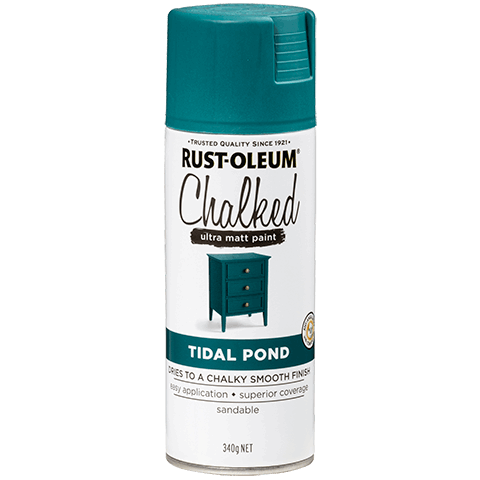 Rust-Oleum Chalked Spray Paint, 340g - Tidal Pond