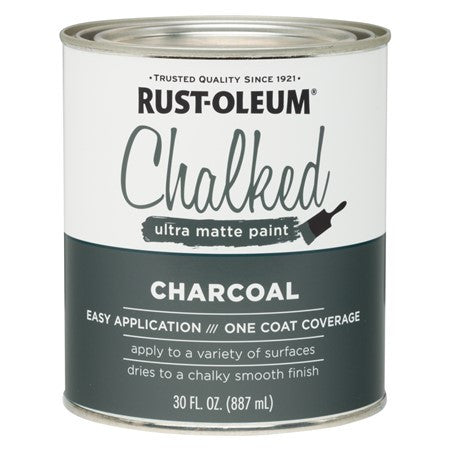 Rust-Oleum Chalked Ultra Matt Paint Charcoal