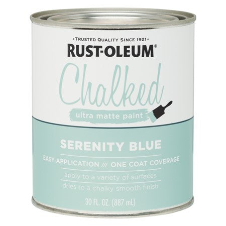 Rust-Oleum Chalked Ultra Matt Paint Serenity Blue
