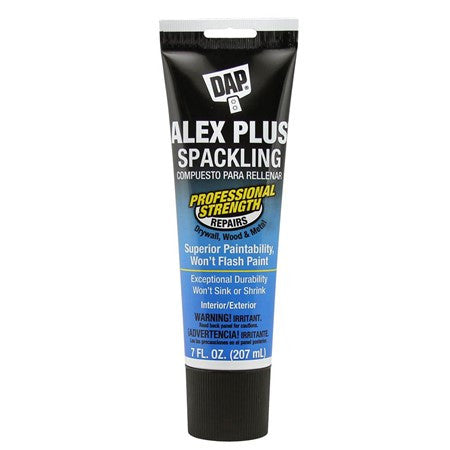 DAP Alex Plus Spackling, Interior And Exterior Filler, 207ml