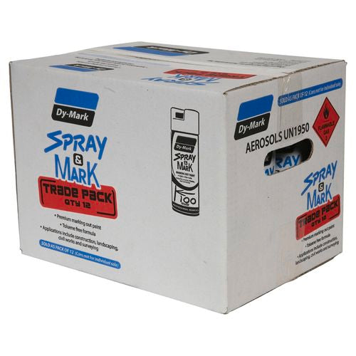 Trade Box - 12 x Dy-Mark Spray And Mark - The Perfect Choice For All Your Marking Needs