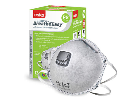 Esko Breathe Easy P2 Valved Mask with Carbon Filter