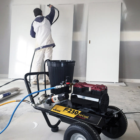 Wagner F230 AirCoat Spray Pack - Air Assisted Perfect Finish - INCLUDES FREE 18V FINE FINISH SPRAYER