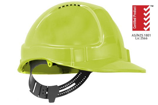 Tuff-Nut Vented Hard Hat, Yellow