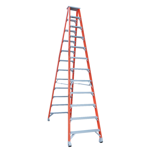 Pro Series Industrial Fibreglass Double Sided Step Ladder