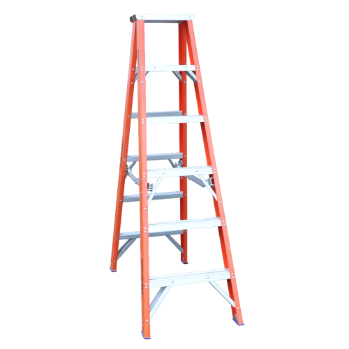 Pro Series Industrial Fibreglass Double Sided Step Ladder