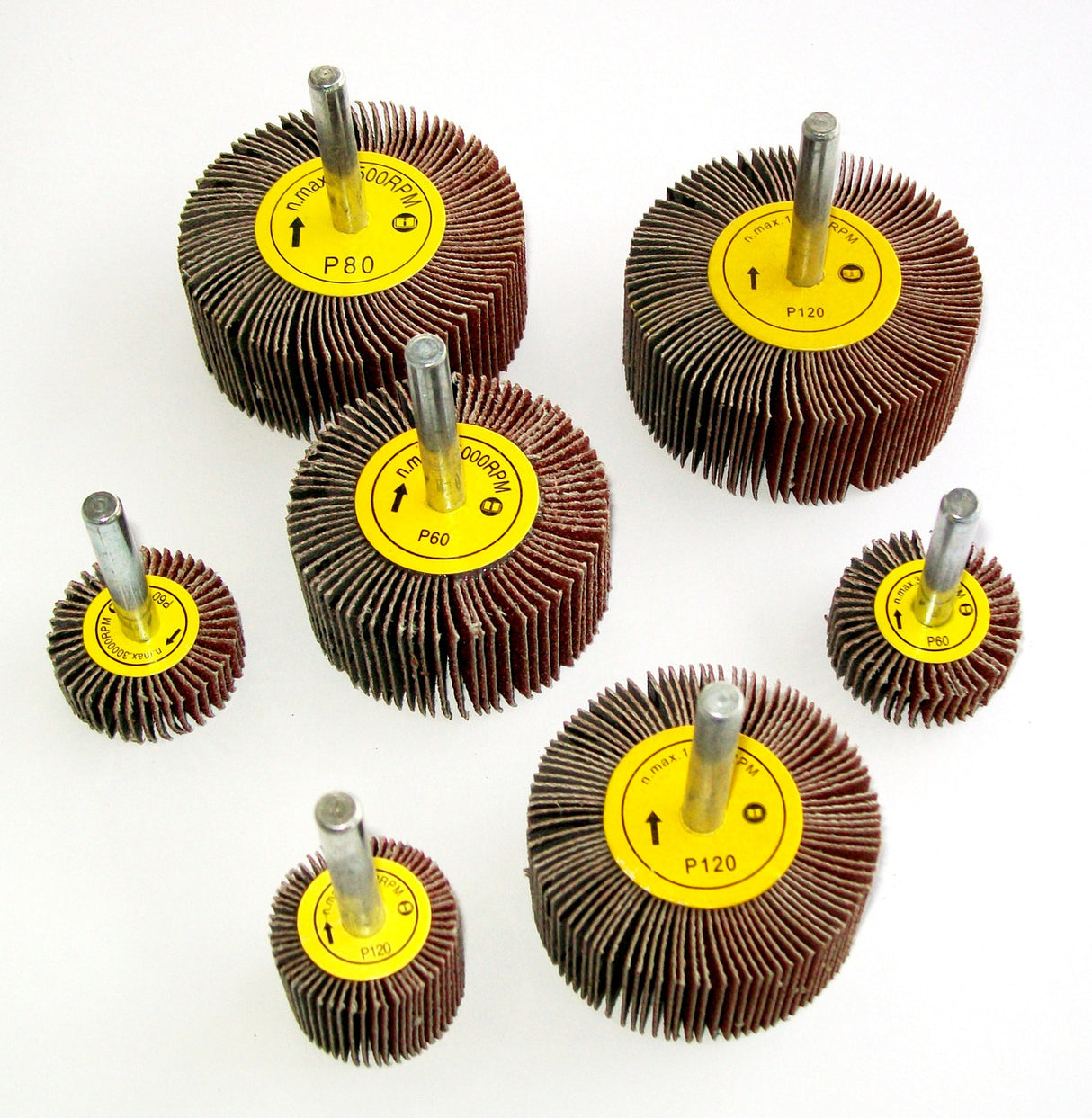 Shaft Mounted Aluminium Oxide Flap Wheels