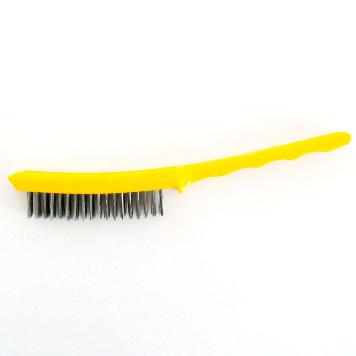 Plastic Handle 4 Row Carbon Steel Scratch Brush