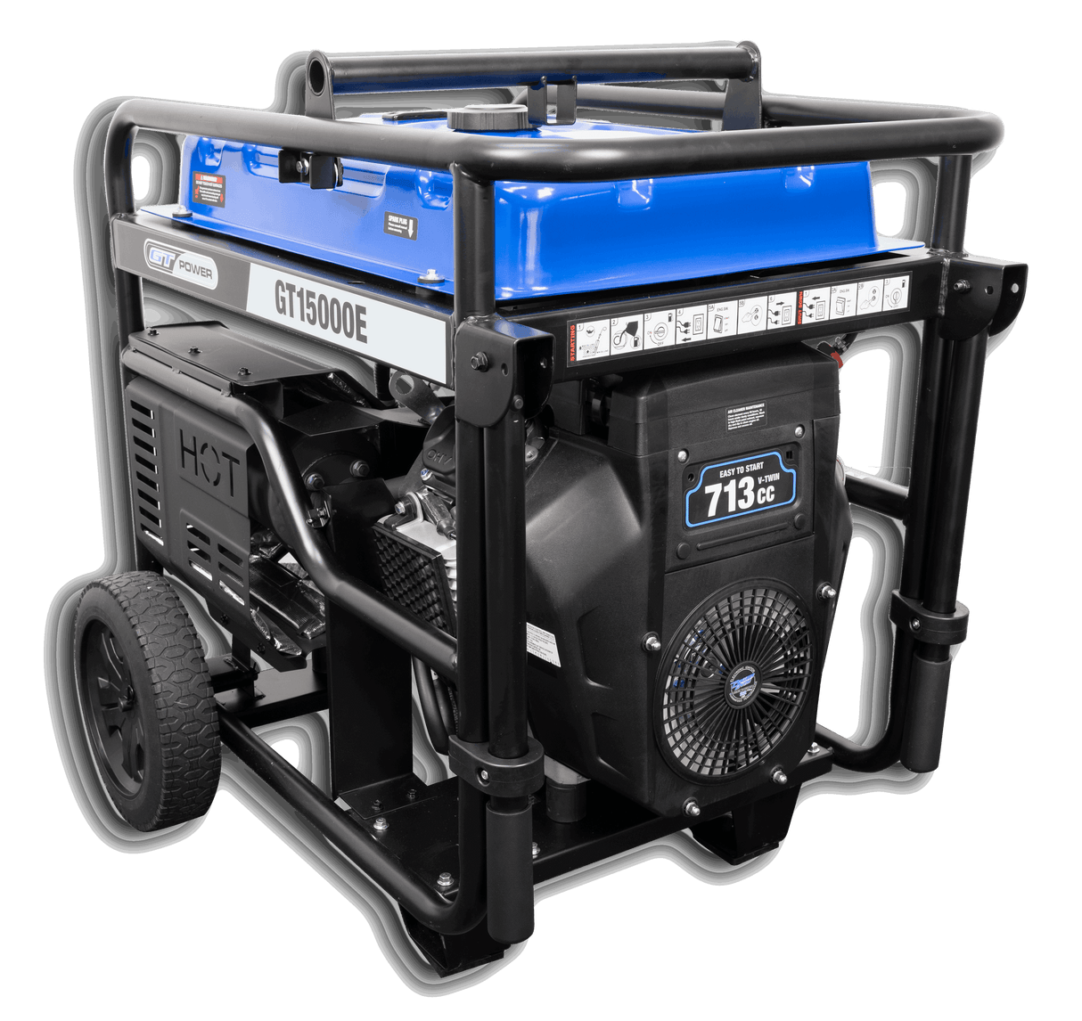 GT Power 11500W Push Button Electric Start Conventional Generator GT15000E
