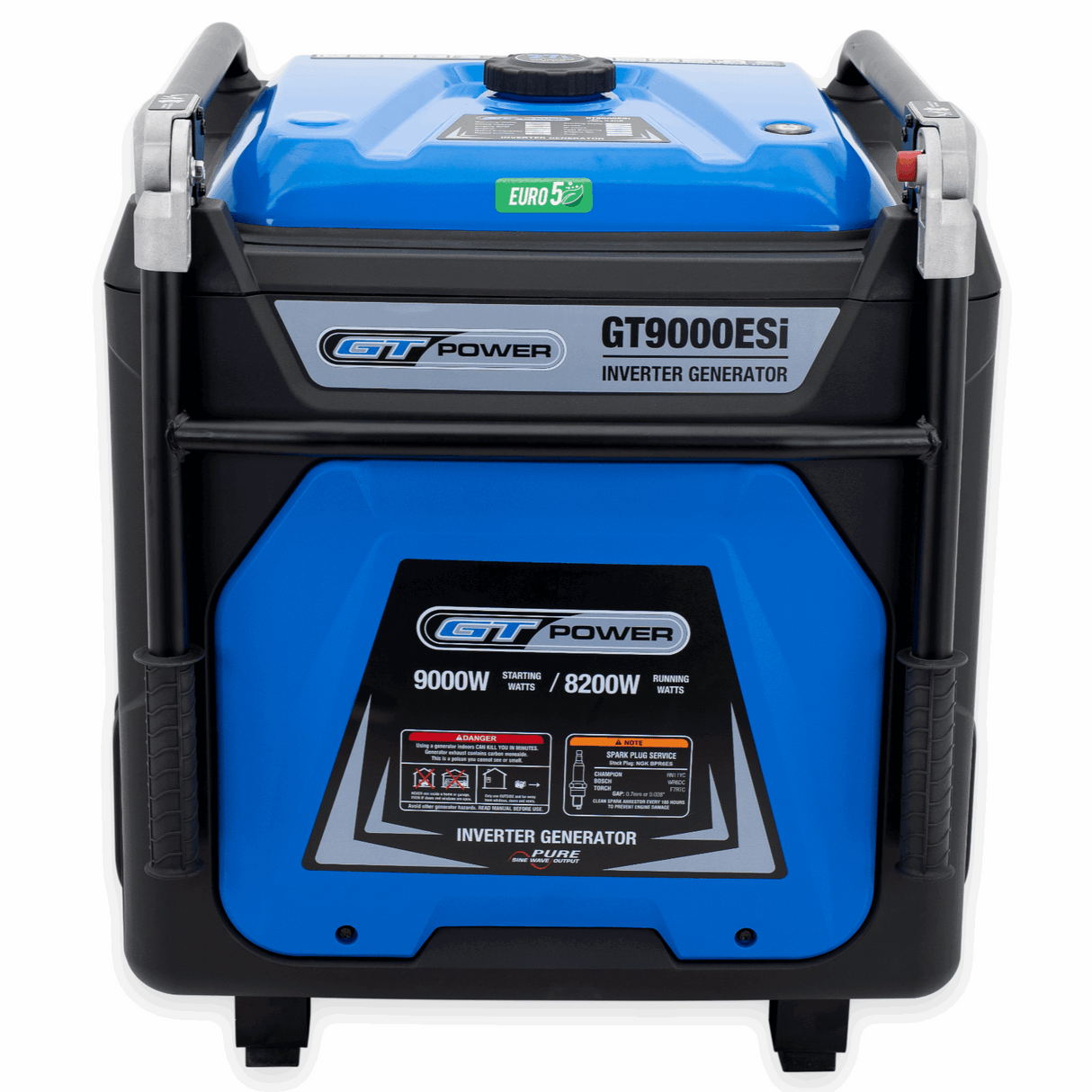 GT Power 9000W Electric Start Silenced Inverter Generator - Setting The Standard For Back Up Power - INCLUDES FREE STORAGE COVER