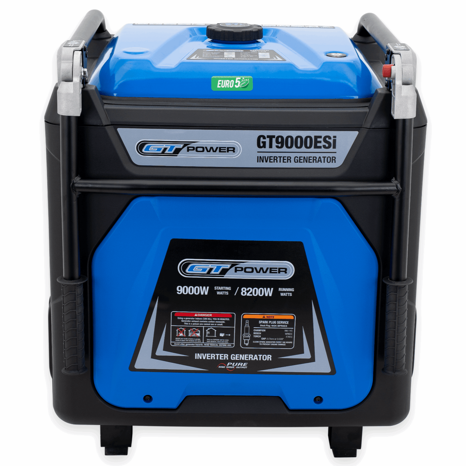 GT Power 9000W Electric Start Silenced Inverter Generator - Setting The Standard For Back Up Power - INCLUDES FREE STORAGE COVER