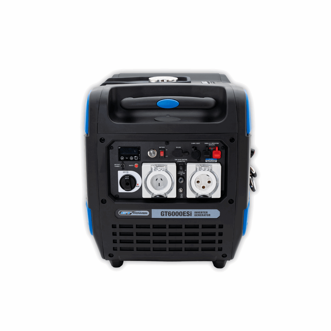 6000W Silenced Electric Start Inverter Generator - Powerful And Compact GT6000ESi - INCLUDES FREE STORAGE COVER