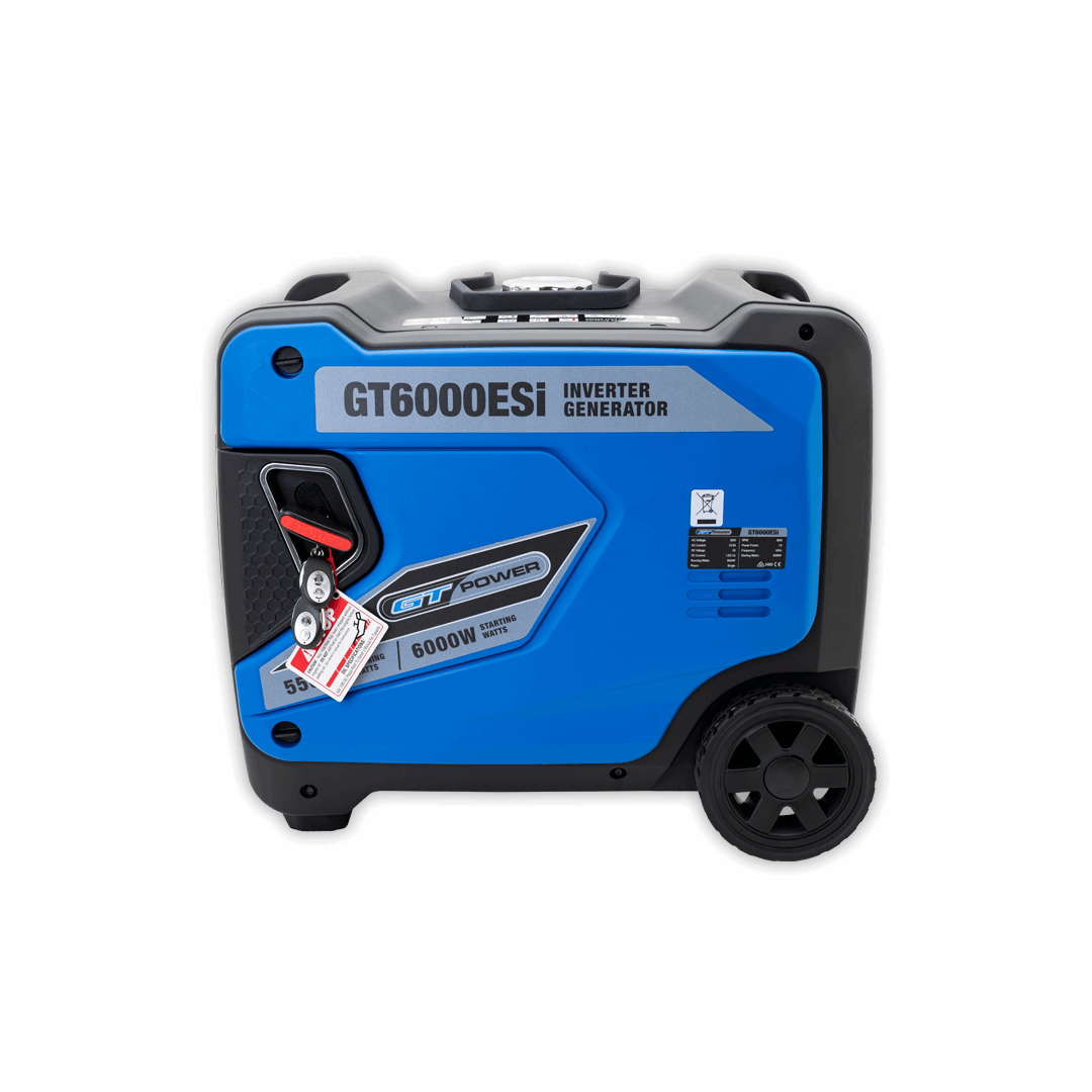 6000W Silenced Electric Start Inverter Generator - Powerful And Compact GT6000ESi - INCLUDES FREE STORAGE COVER