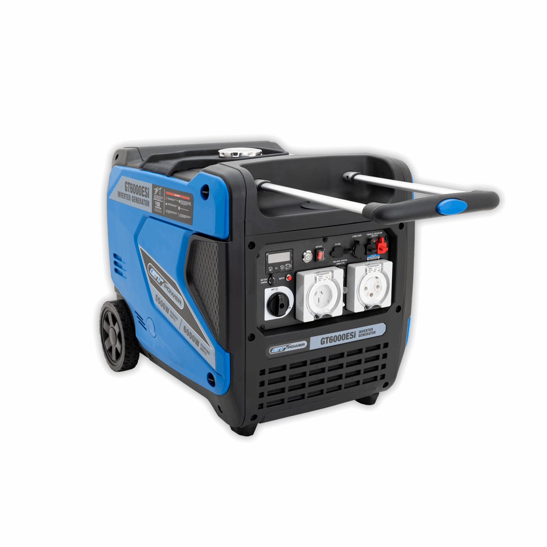 6000W Silenced Electric Start Inverter Generator - Powerful And Compact GT6000ESi - INCLUDES FREE STORAGE COVER