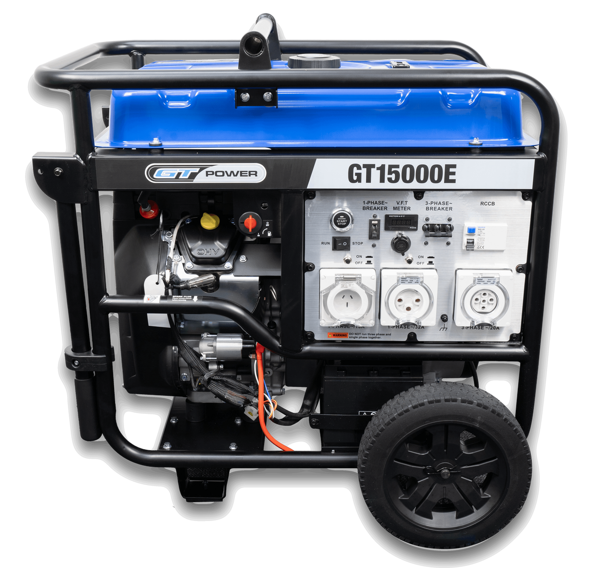 GT Power 11500W Push Button Electric Start Conventional Generator GT15000E