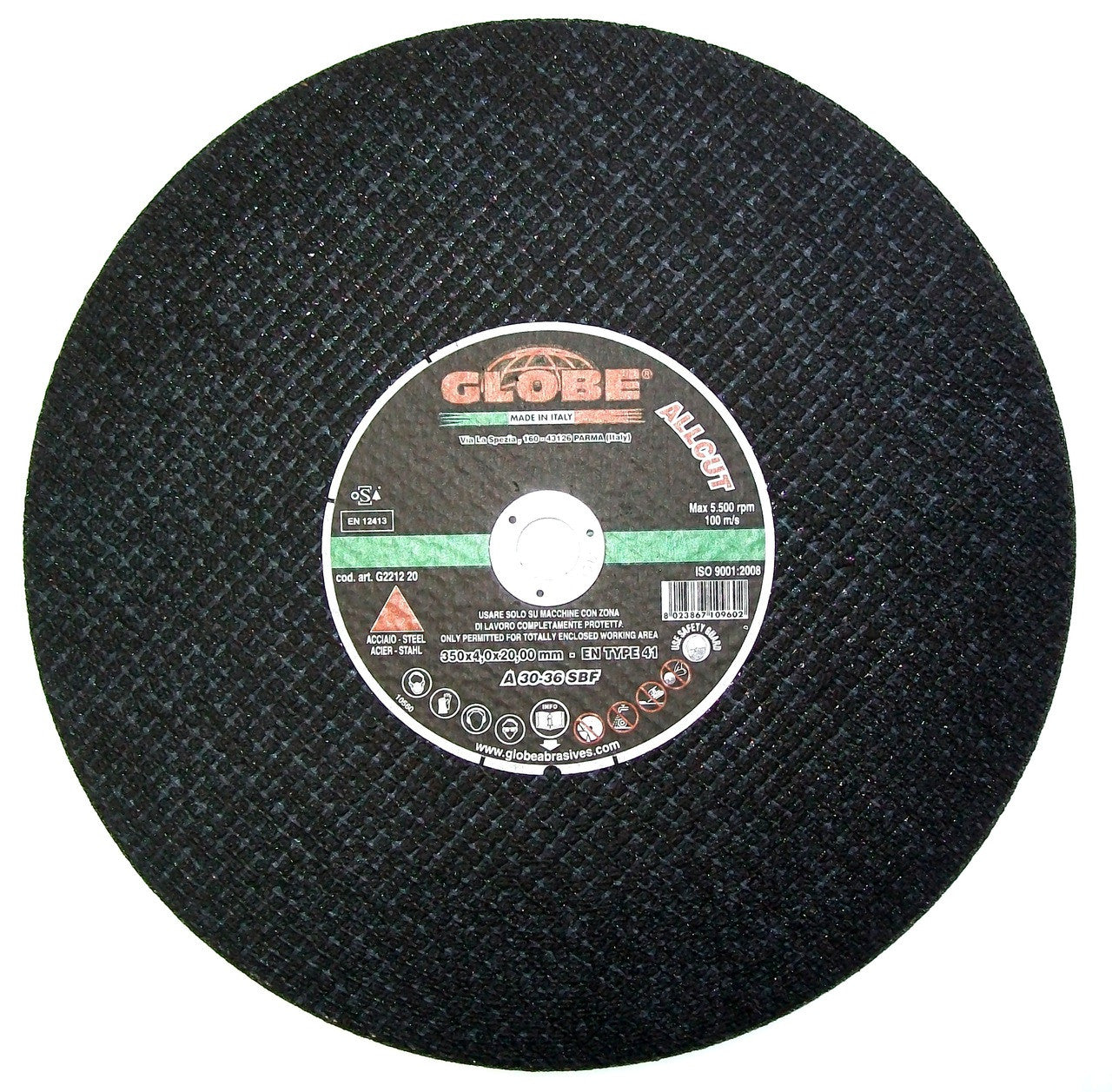 Globe Reinforced High Speed Metal Cutting