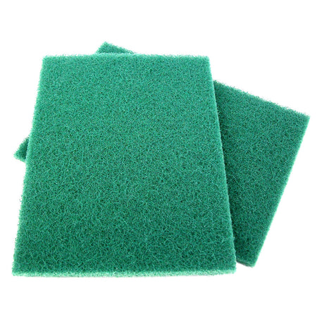 Medium Green Nylon Scrubber Pads - 10pk