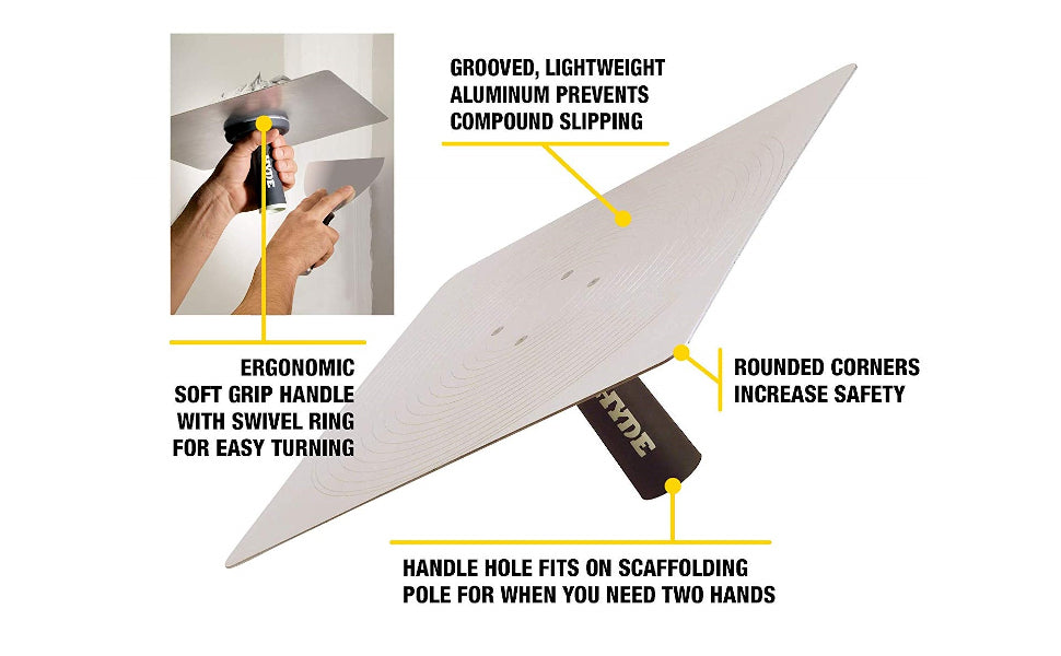 Hyde 13” MAXXGRIP PRO Drywall Hawk 330mm